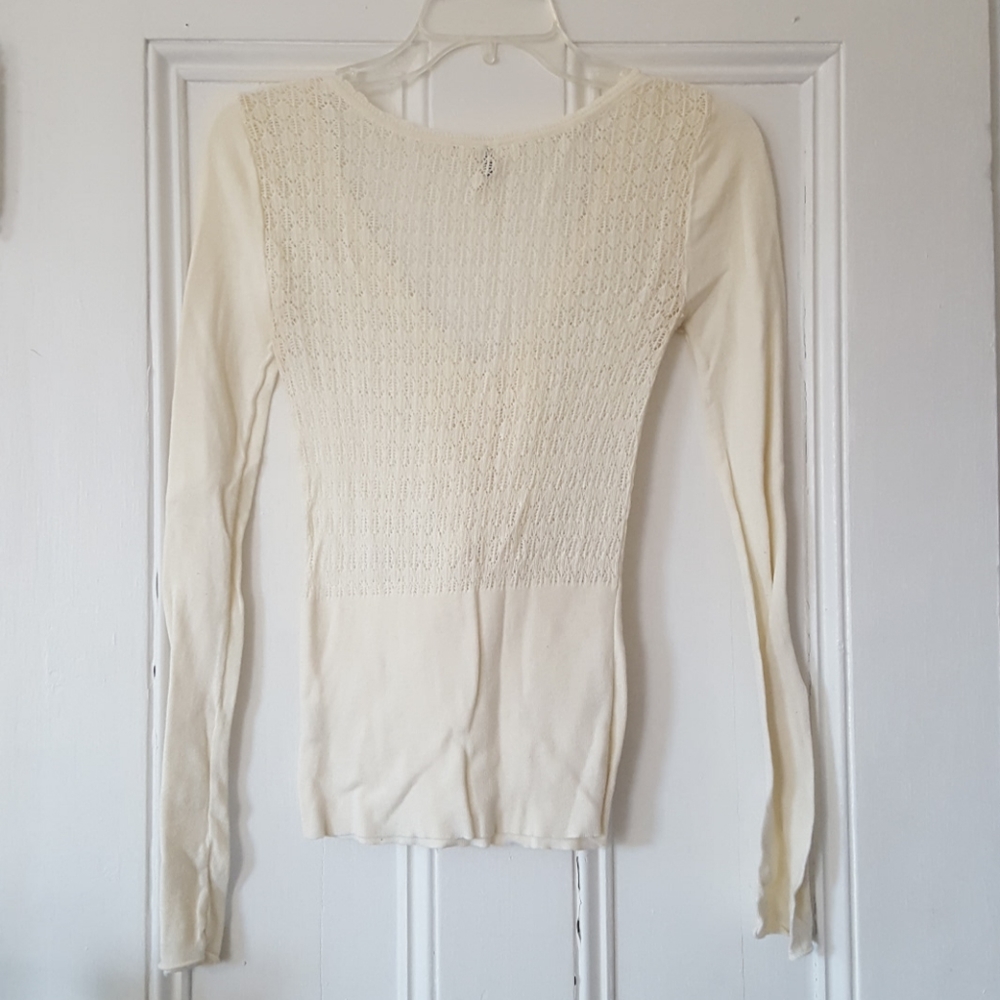 Free People Knit Ruffle Top - Picture 3 of 4